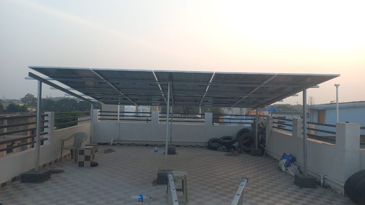 Commercial rooftop solar project